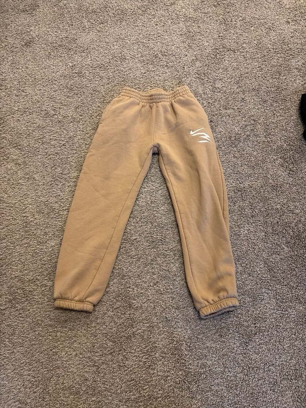 3Brand by Russell Wilson Nike Boys Fleece Jogger Pants Hemp Tan M 10-12